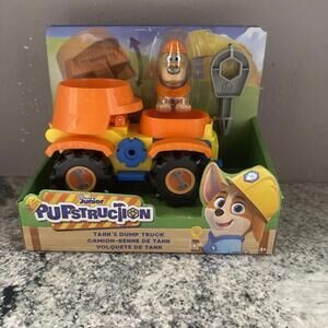 Disney Junior Pupstruction Tank’s Dump Truck Figure Playset, Construction Dog